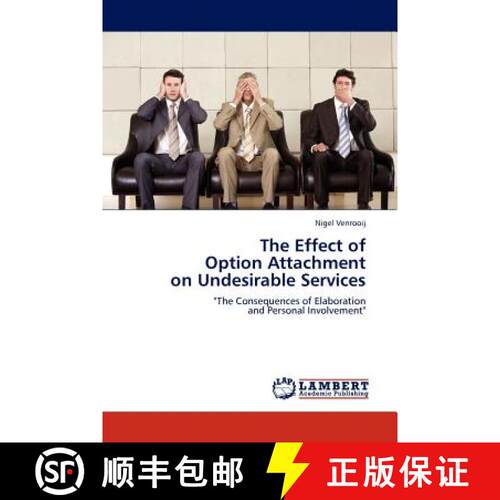 预订 The Effect of Option Attachment on Undesirable Services [9783845441870]