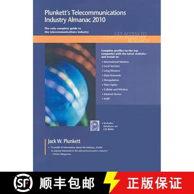 预订 Plunkett's Telecommunications Industry Almanac 2010: Telecommunications Industry Market Research... [9781593921491]