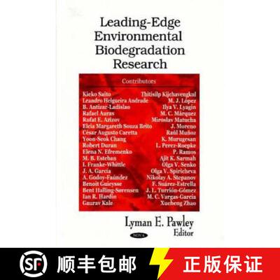 【3-4周达】Leading-Edge Environmental Biodegradation Research [9781600219030]