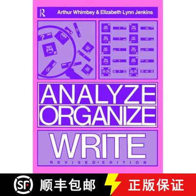 【3-4周达】Analyze, Organize, Write: A Structured Program for Expository Writing [9781138465480]