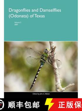 预订 Dragonflies and Damselflies (Odonata) of Texas, Volume 2 [9780615140636]