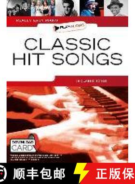 【3-4周达】Really Easy Piano Playalong: Classic Hit Songs (Book/Audio Download) [9781783059829]