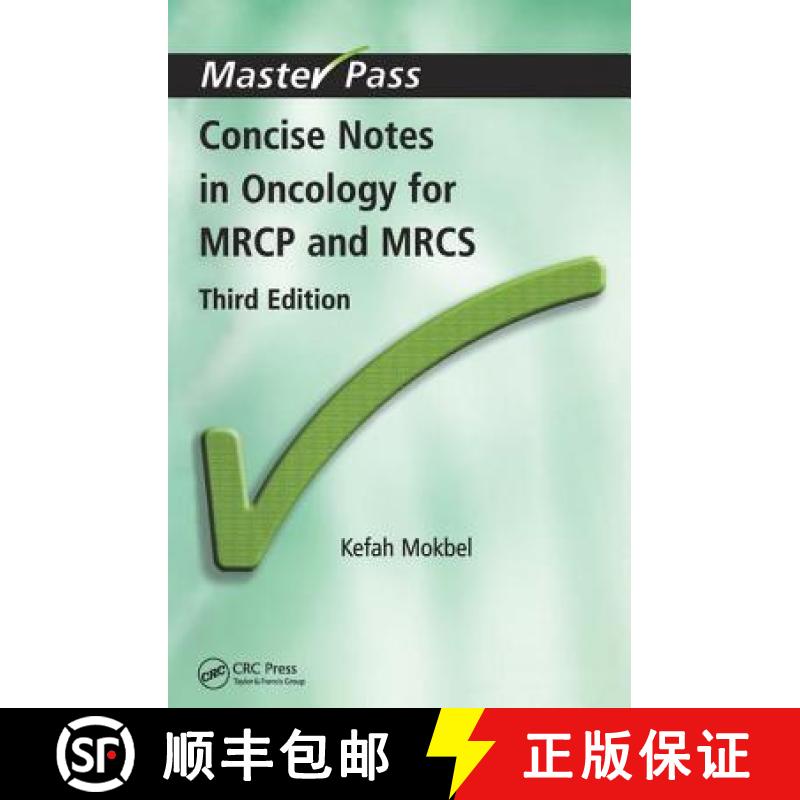 【3-4周达】Concise Notes in Oncology for MRCP and Mrcs [9781857757576]