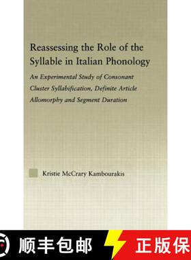 【3-4周达】Reassessing the Role of the Syllable in Italian Phonology: An Experimental Study of Conson... [9780415976107]