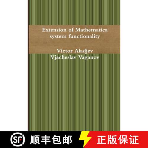 【3-4周达】Extension of Mathematica system functionality [9781329199972]