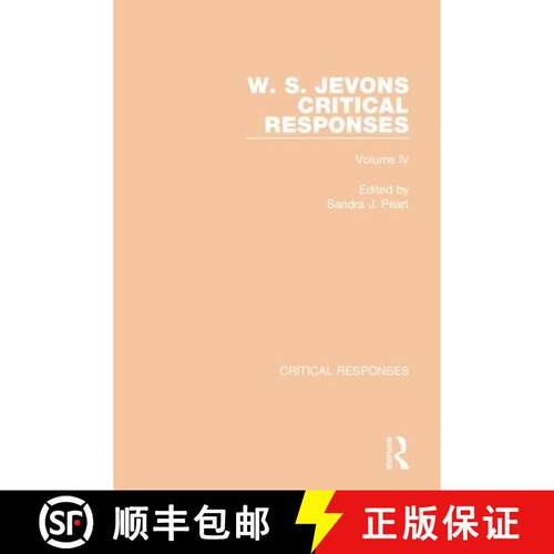 【3-4周达】精装 JEVONS,CRIT RESPONSES    4VOLS [9780415143325]