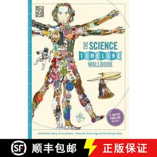 【3-4周达】Science Timeline Wallbook: Unfold the Story of Science - from the Stone Age to the Present... [9780995482012]