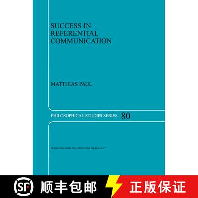 【3-4周达】Success in Referential Communication [9780792359746]