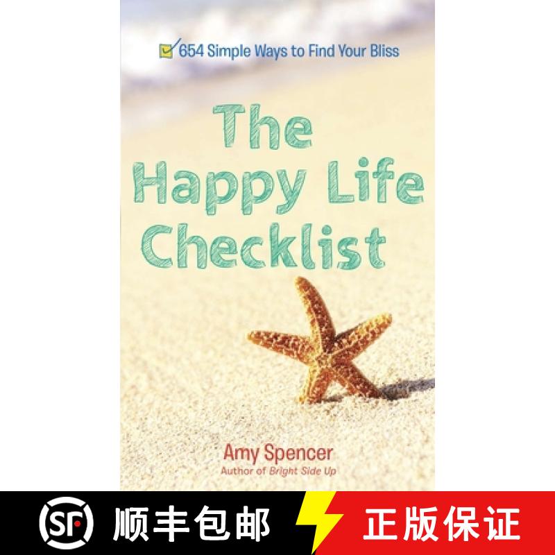 【3-4周达】The Happy Life Checklist: 654 Simple Ways to Find Your Bliss [9780399165566]