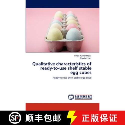预订 Qualitative characteristics of ready-to-use shelf stable egg cubes [9783848431861]