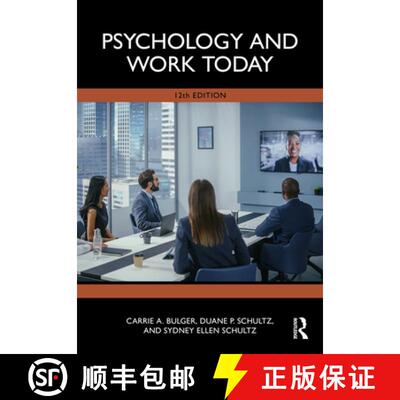 【3-4周达】精装 Psychology and Work Today: International Student Edition [9781032592091]