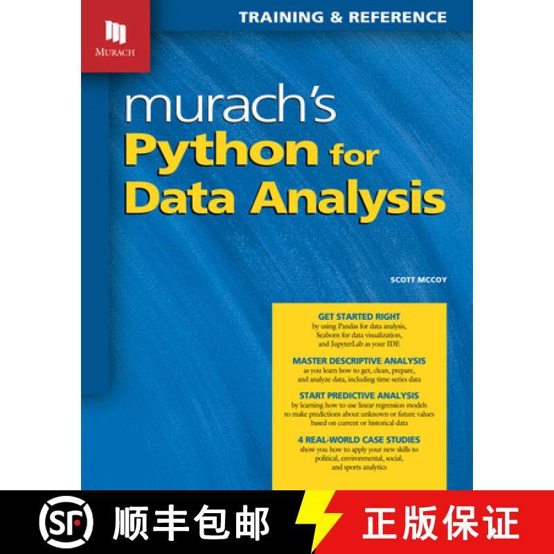 【3-4周达】Murach's Python for Data Analysis [9781943872763]