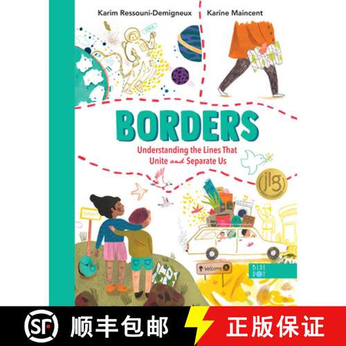 【3-4周达】精装 Borders: Understanding the Lines That Unite and Separate Us: Understanding the Lines ... [9798985849493]