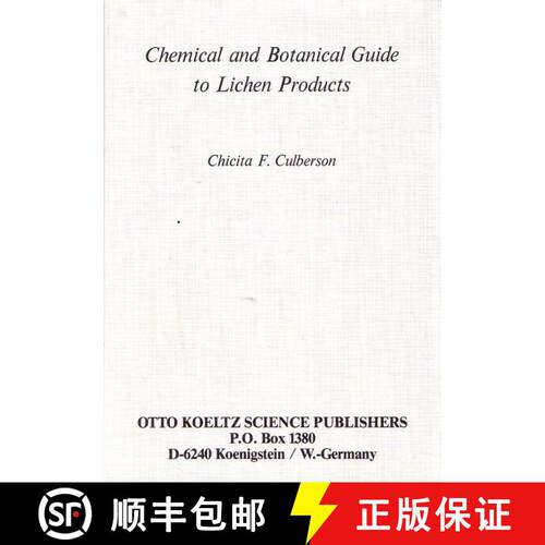 预订 Chemical and Botanical Guide to Lichen Products [9783874291651]