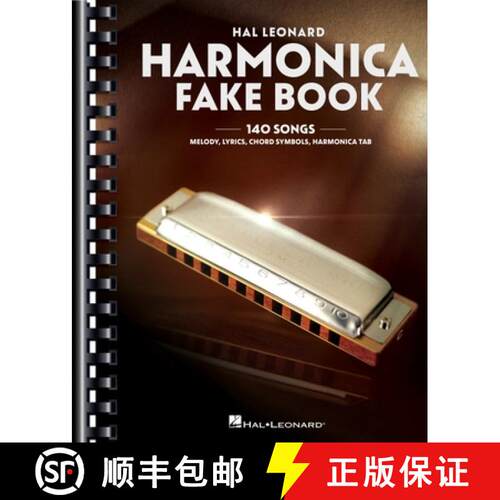 【3-4周达】Harmonica Fake Book 140-Song Melodies and Accurate Transcriptions for 10-Hole Diatonic C H... [9781540061874]