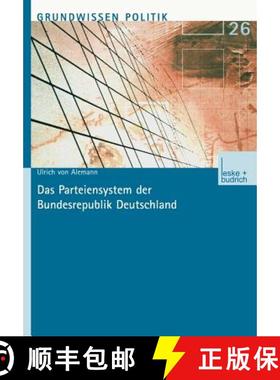 【3-4周达】Das Parteiensystem Der Bundesrepublik Deutschland [9783663120100]