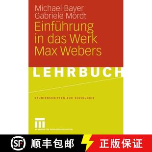 Einführung Webers 9783531153926 Max 4周达 Werk Das
