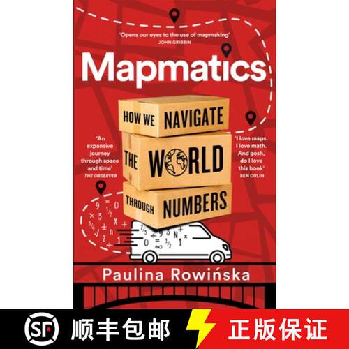 【3-4周达】Mapmatics : How We Navigate the World Through Numbers [9781035007066]