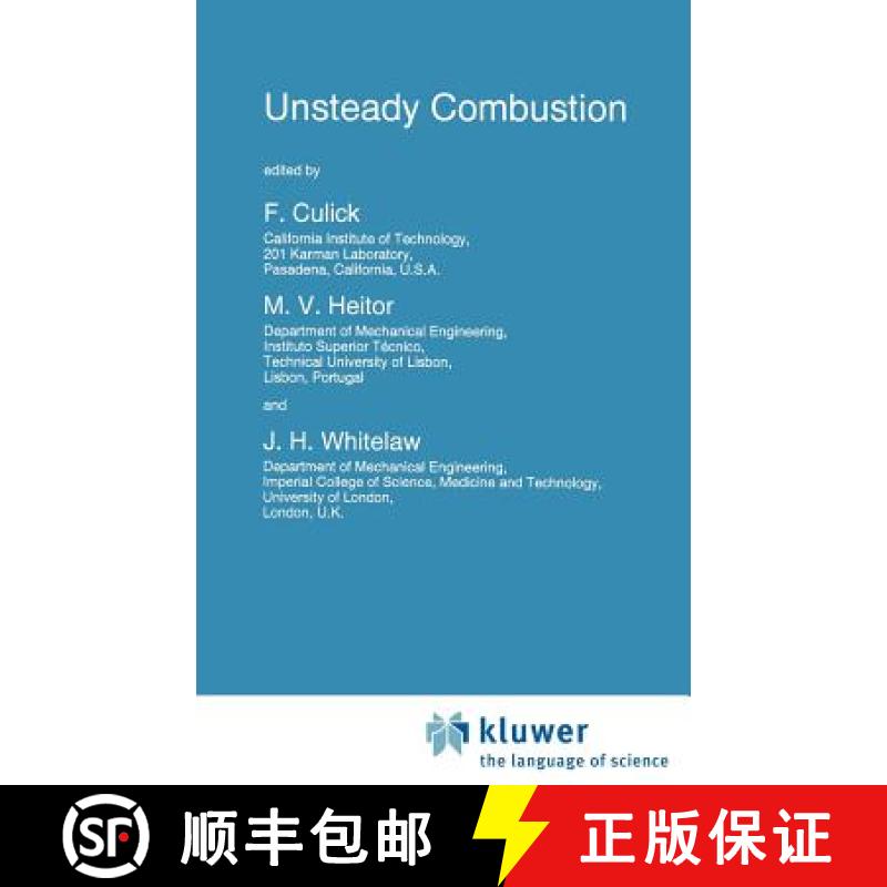 【3-4周达】Unsteady Combustion [9780792338888]