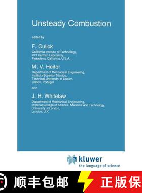 【3-4周达】Unsteady Combustion [9780792338888]