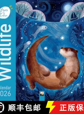 【3-4周达】Bex Parkin: Wildlife Wall Calendar 2026 (Art Calendar) [9781835623664]
