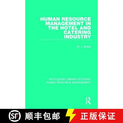 【3-4周达】Human Resource Management in the Hotel and Catering Industry [9781138289925]