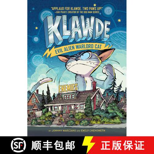 【3-4周达】精装 Klawde: Evil Alien Warlord Cat: Enemies #2: Evil Alien Warlord Cat [9781524787226]