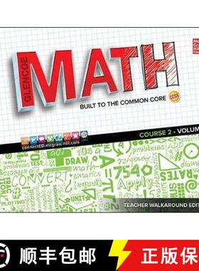 【3-4周达】Glencoe Math, Course 2, Teacher Walkaround Edition, Volume 2 [9780076786879]