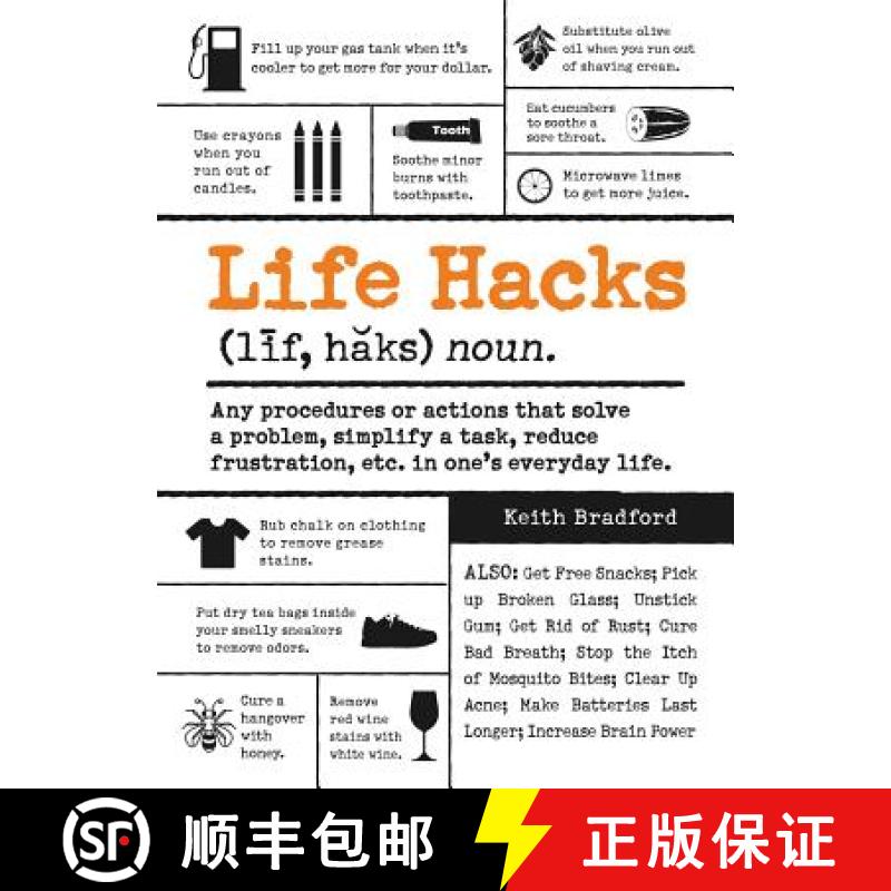 【3-4周达】Life Hacks : Any Procedure or Action That Solves a Problem, Simplifies a Task, Reduces Fru... [9781440582851]