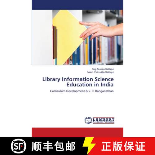 预订 Library Information Science Education in India [9783659226861]