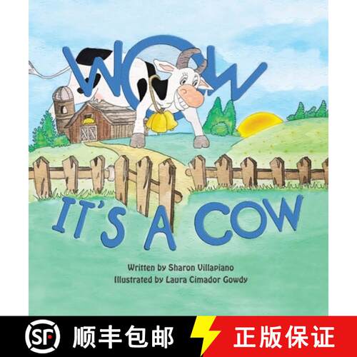 【3-4周达】精装 Wow It's a Cow [9781480897694]