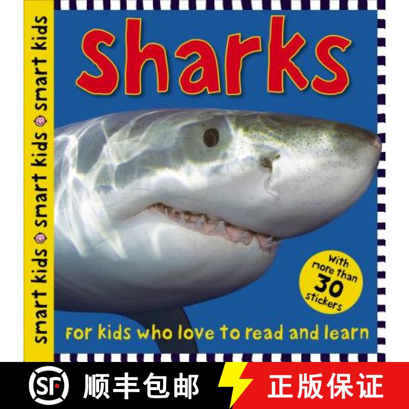 【3-4周达】Smart Kids Sharks: with more than 30 stickers [9780312506025]