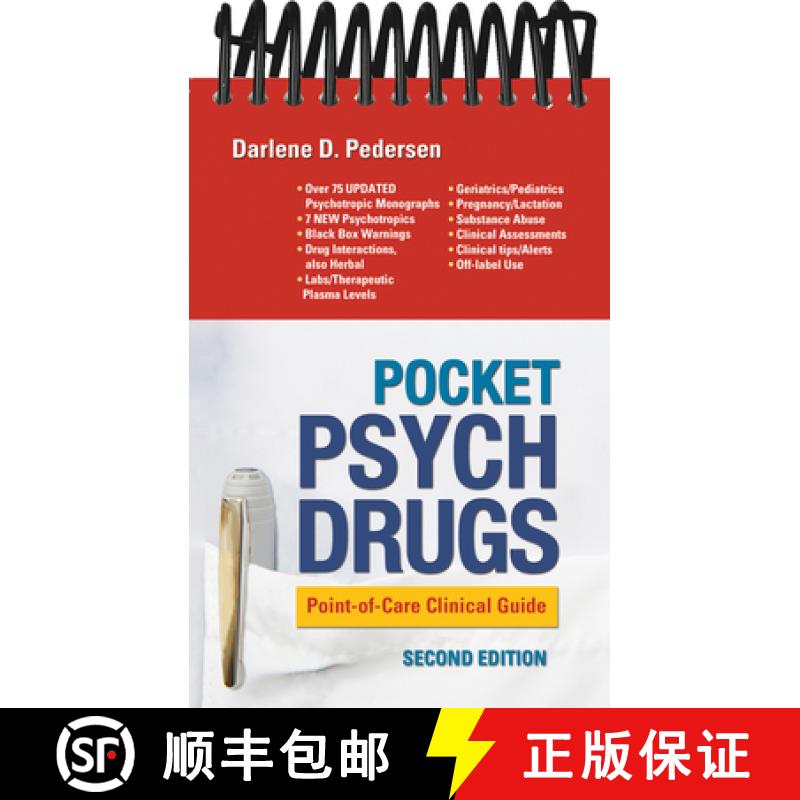 【3-4周达】Pocket Psych Drugs: Point-Of-Care Clinical Guide [9780803675780]
