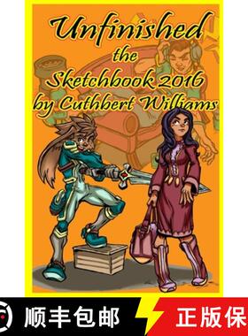 【3-4周达】Unfinished the Sketchbook 2016 [9781365553868]