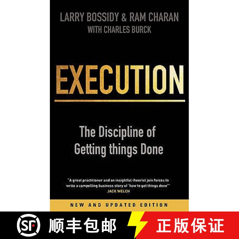 【4周达】Execution: The Discipline of Getting Things Done. Larry Bossidy and RAM Charan [9781847940681]