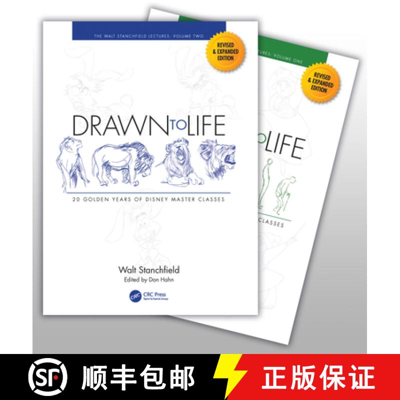 【3-4周达】Drawn to Life: 20 Golden Years of Disney Master Classes: Two Volume Set: The Walt Stanchfi... [9781032494814]