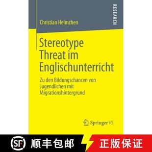 Threat Stereotype mit 9783658275266 Jugendlichen 4周达 Bildungschancen den Englischunterricht Migr... von