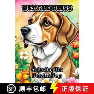 Coloring the Playful 预订 9798869047113 Bliss Pup Beagle