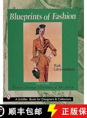 【3-4周达】Blueprints of Fashion: Home Sewing Patterns of the 1950s: Home Sewing Patterns of the 1950s [9780764309199]