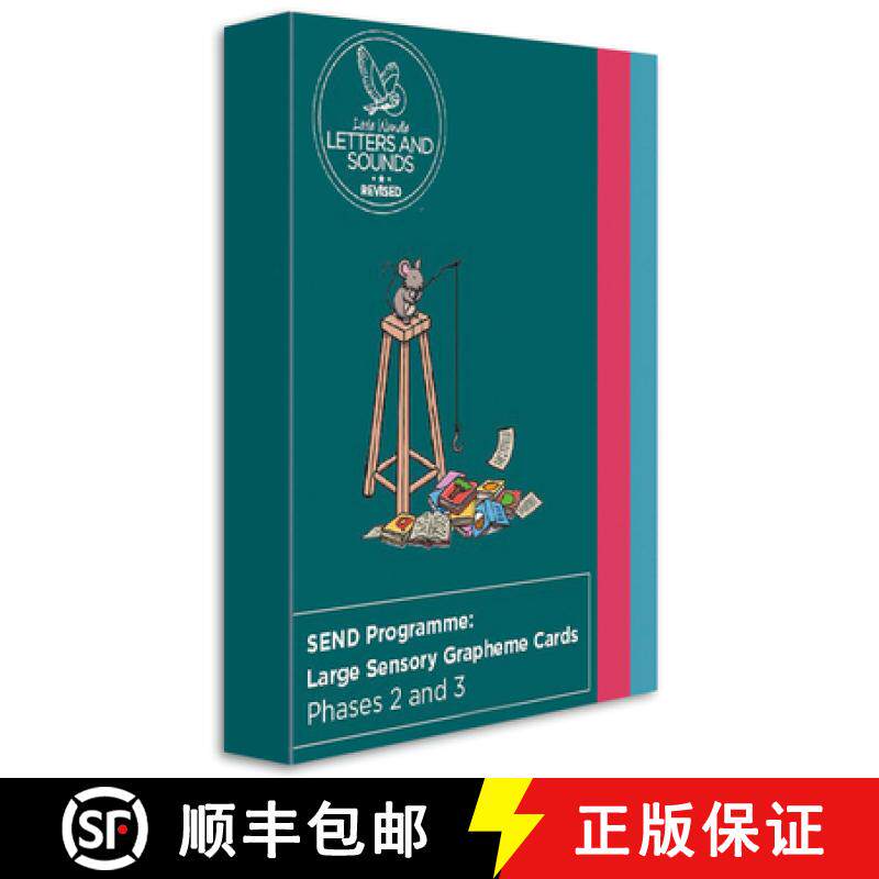【3-4周达】SEND Programme: Large Sensory Grapheme Cards: Phases 2 and 3 [9780008582555]