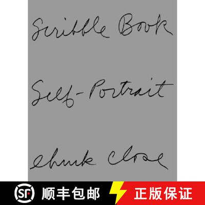 【3-4周达】Chuck Close: Scribble Book: Self Portrait [9783865214928]