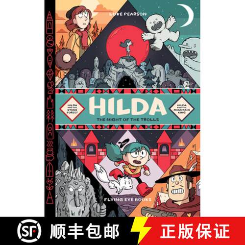 精装 Hilda: Night of the Trolls: Hilda and the Stone Forest / Hilda and the Mountain King [9781838741273]
