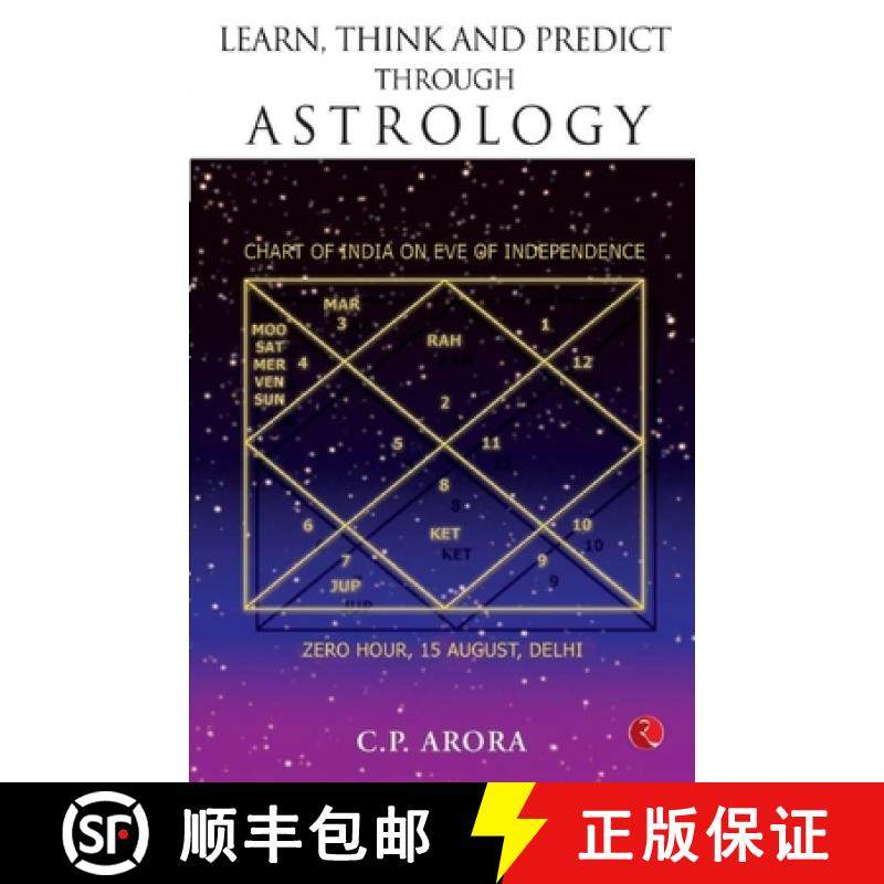 【3-4周达】Learn Think and Predict Through Astrology - Astrology Books in English for Beginners - Boo... [9788129108210]