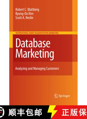 【3-4周达】Database Marketing : Analyzing and Managing Customers [9780387725789]