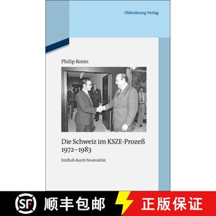 1983 Die Prozeß 预订 Einfluß 9783486705072 Neutralität Schweiz Ksze Durch 1972