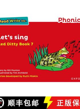 【3-4周达】Read Write Inc. Phonics: Let's Sing (Red Ditty Book 7) [9780198371250]