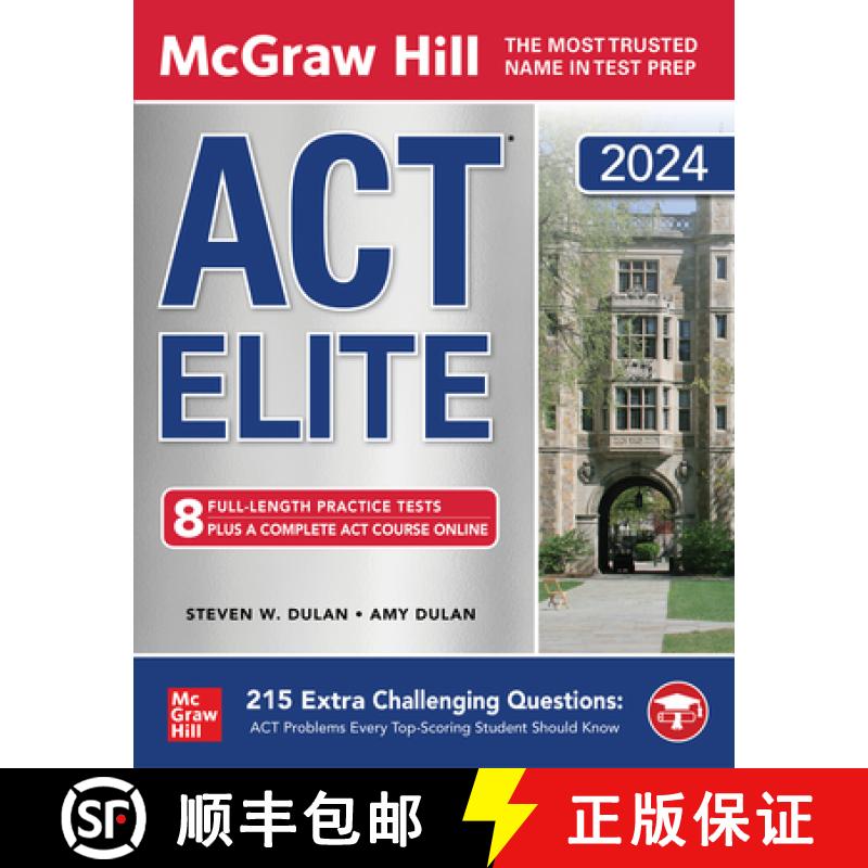 【3-4周达】McGraw Hill ACT Elite 2024 [9781265364649]