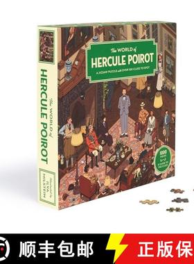 现货 拼图 赫尔克里·波洛的世界 The World of Hercule Poirot 1000 Piece Puzzle: A 1000-Piece Jigsaw Puzzle [9781399608671]