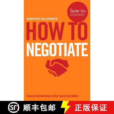 【3-4周达】How To Negotiate [9781509814633]