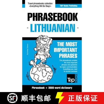 【3-4周达】English-Lithuanian phrasebook & 3000-word topical vocabulary [9781787162655]